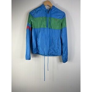 American Eagle Outfitters Women Size M Lightweight Blue Green Windbreaker Jacket